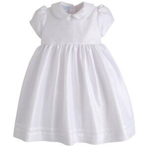 Little English Peter Pan Formal Dress - Special Occasion White 18-24 months